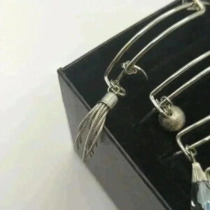 Christopher and Banks C&B bangle sliding set of 5